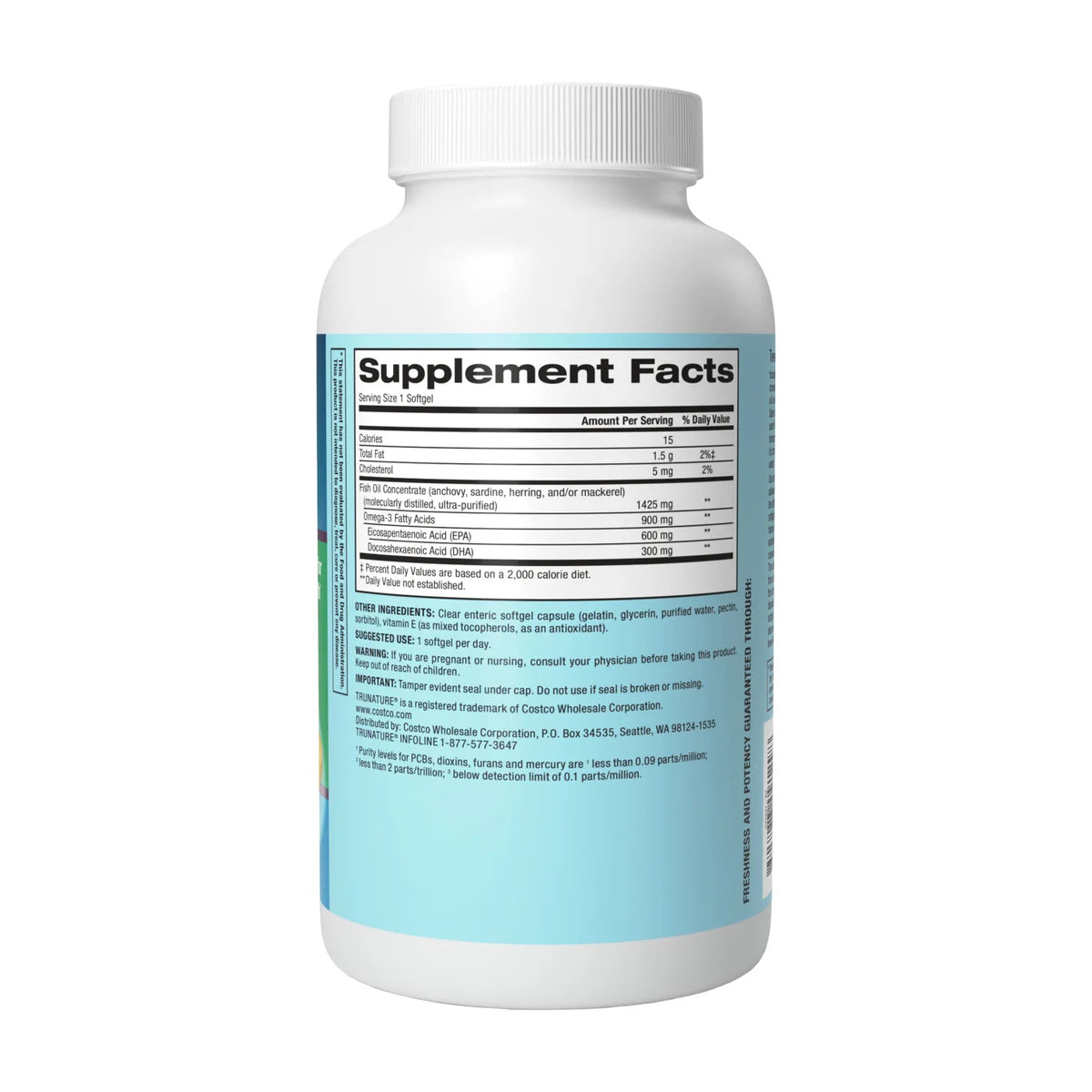trunature Triple Strength Omega-3 900 mg., 200 Softgels