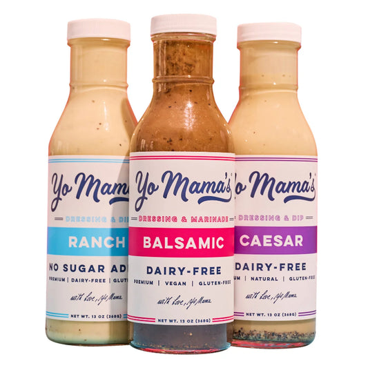 Yo Mama's Dairy-Free Variety Dressing, 3-pack