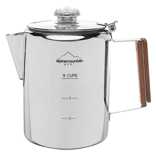 Alpine Mountain Gear 5-piece Stainless Steel Coffee Set