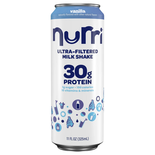 Nurri 30g Protein Shake, Vanilla, 11 fl oz, 12-pack