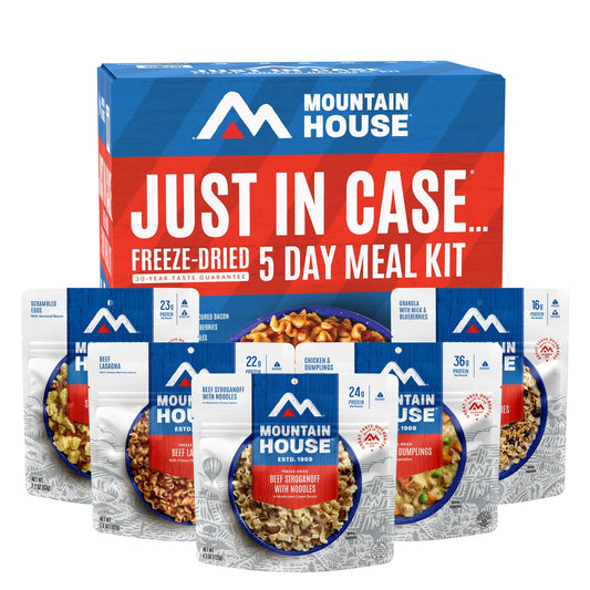 Mountain House Emergency Meal Kit 15-Pouch Assortment (28 Total Servings)