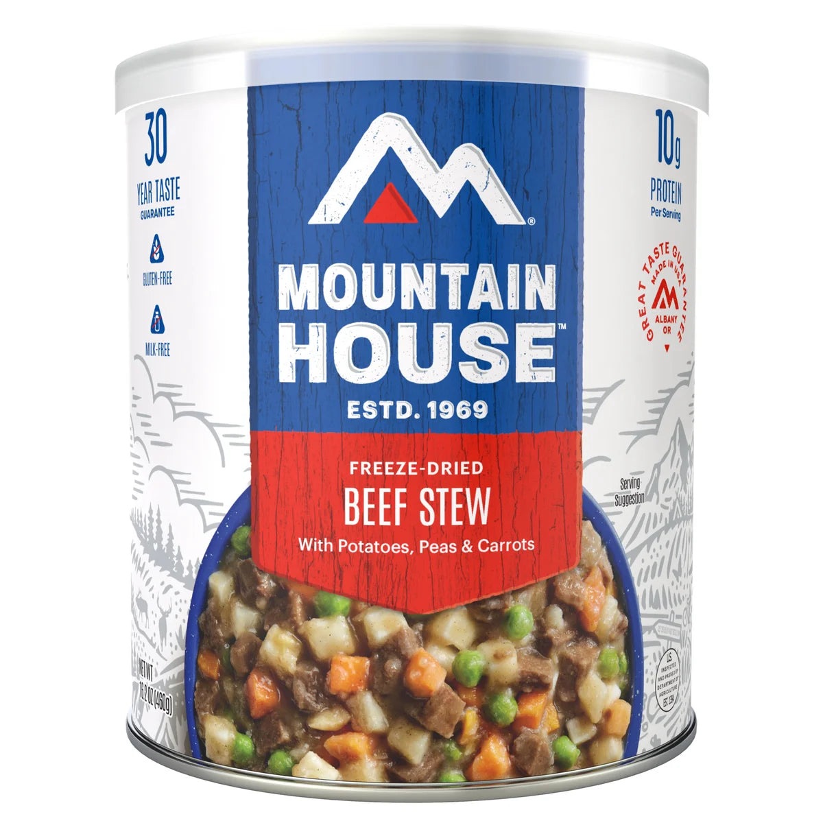 Mountain House Freeze Dried Beef Stew 6-count (60 Total Servings)