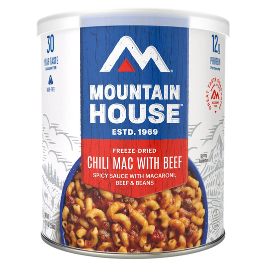 Mountain House Freeze Dried Chili Mac with Beef 6-count (60 Total Servings)