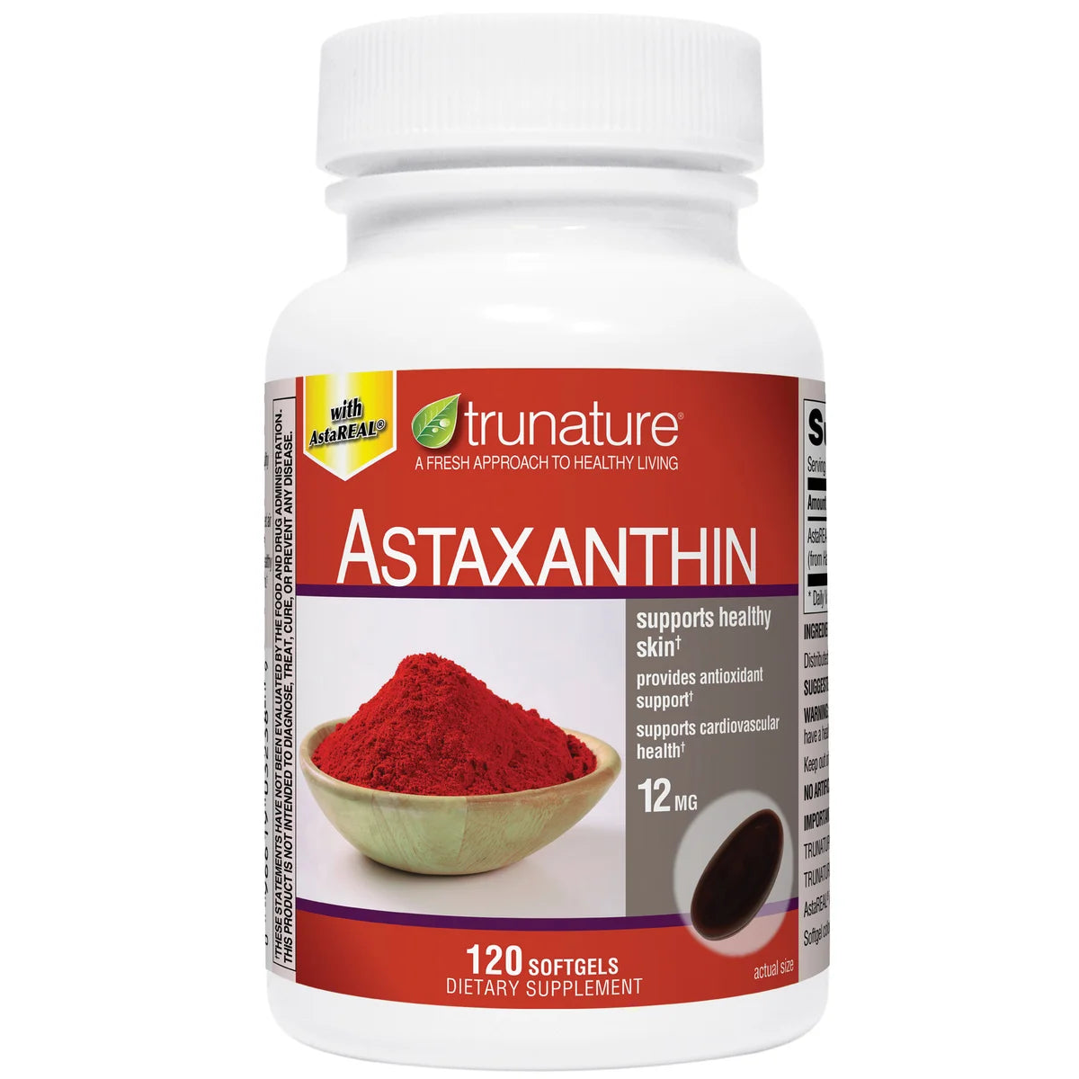 trunature Astaxanthin 12 mg, 120 Softgels