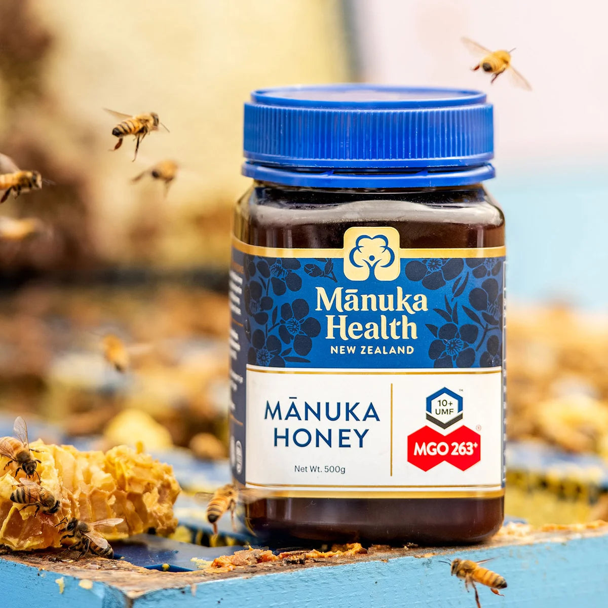 Manuka Health UMF 10+ (MGO 263+) Raw Manuka Honey 17.6 oz