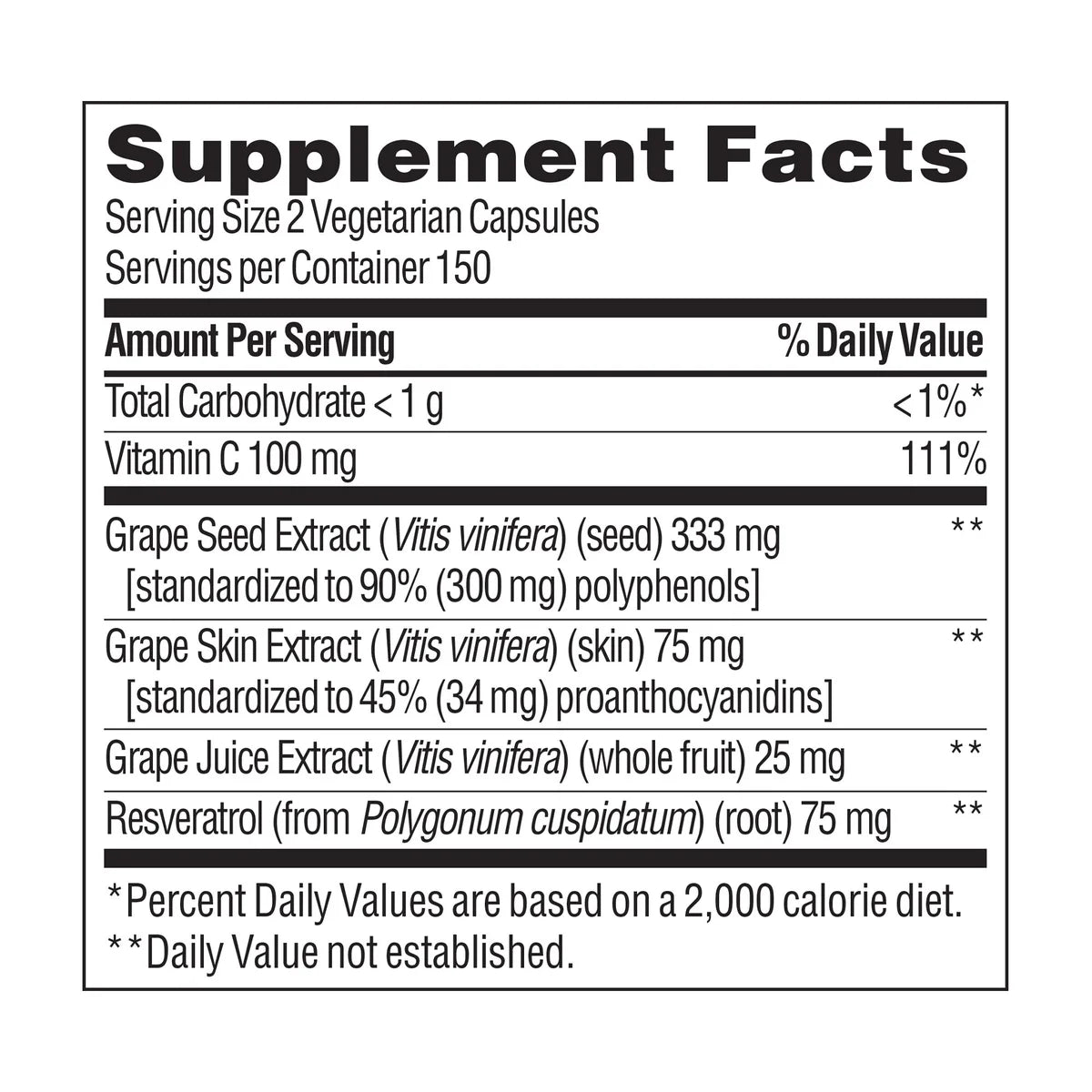 trunature Grapeseed with Resveratrol, 150 Capsules