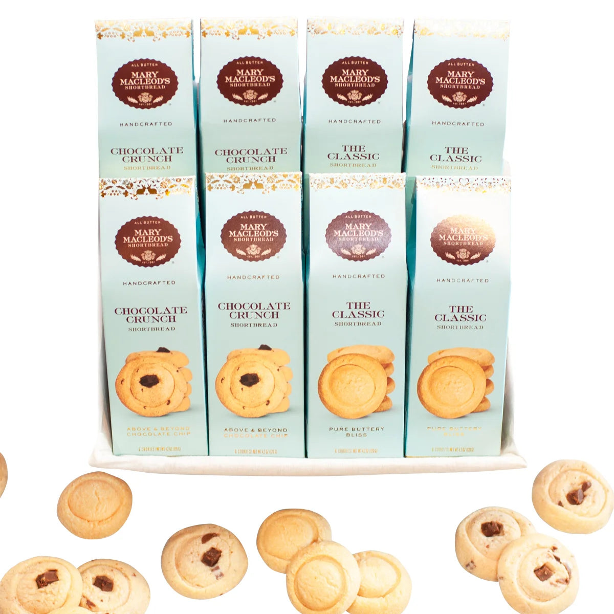 Mary Macleod's Shortbread Cookies Mixed Assortment, 8-pack, 48 Cookies Total