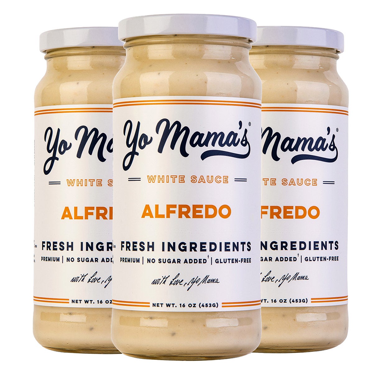 Yo Mama's Alfredo Sauce, 3-pack