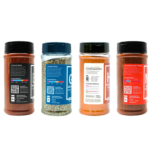 Spiceology Signature Seasonings 4-pack, 36 oz. Total