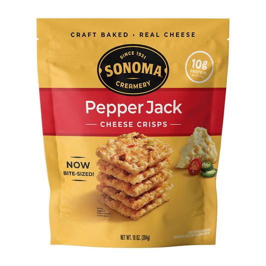 Sonoma Creamery Pepper Jack Crisps, 10 oz 2-pack