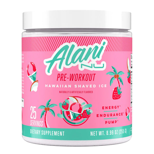 Alani Nu Pre-Workout Hawaiian Shaved Ice, 25 Servings