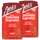 Jose’s 100% Colombia Supremo Whole Bean Coffee, Medium, 3lbs, 2-pack