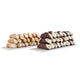 Ferrara's Bakery 48 Mini Cannoli's (24 Plain Filled and 24 Hand Dipped Belgian Chocolate) - 1.5" to 2" In Length