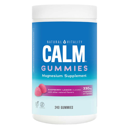 Natural Vitality Calm Magnesium Citrate, 240 Gummies