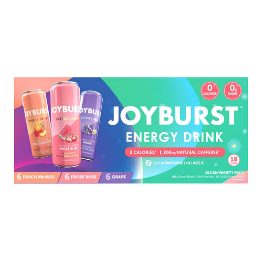 Joyburst Energy Variety, 12 fl oz, 18-count