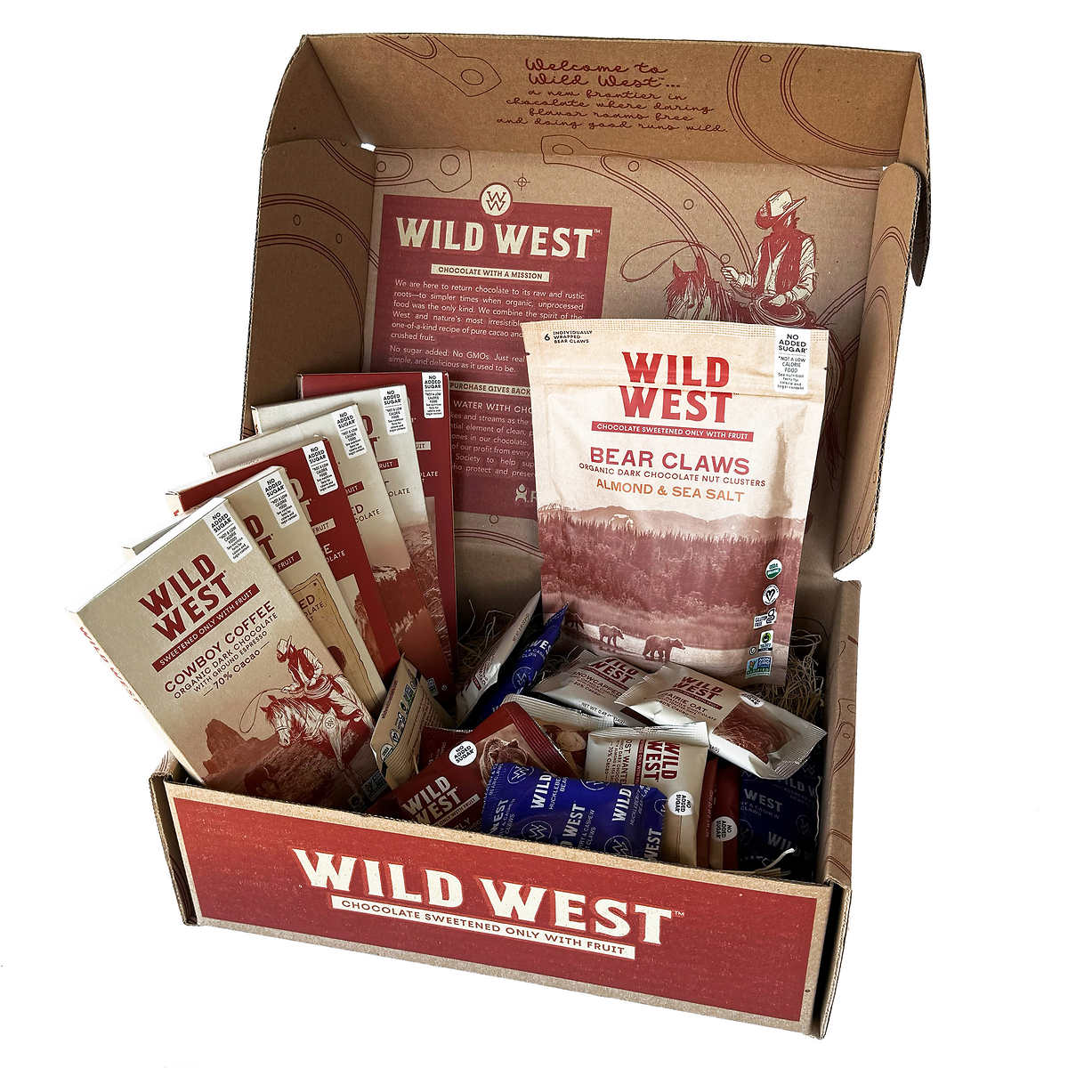 Wild West Assorted Chocolate Box, 24.26 oz. total