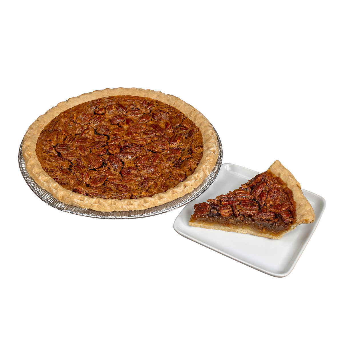 Collin Street Bakery 2 Pecan Pie Bundle, 3.25 lb Total, 16 Total Servings