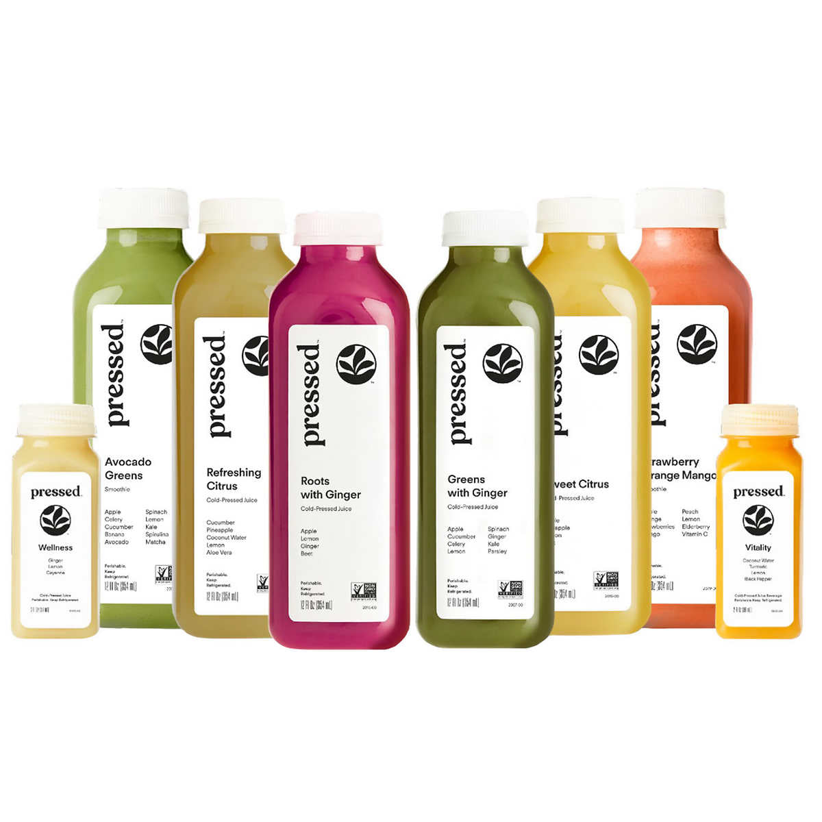 Pressed 3-day Beginner Cleanse Bundle - 24 bottles, 18 Juice and 6 Shots