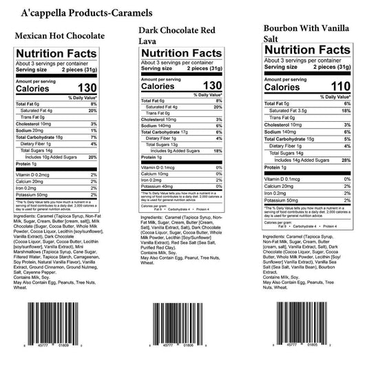 A'cappella Caramel Ensemble, 3.25 oz, 8-count