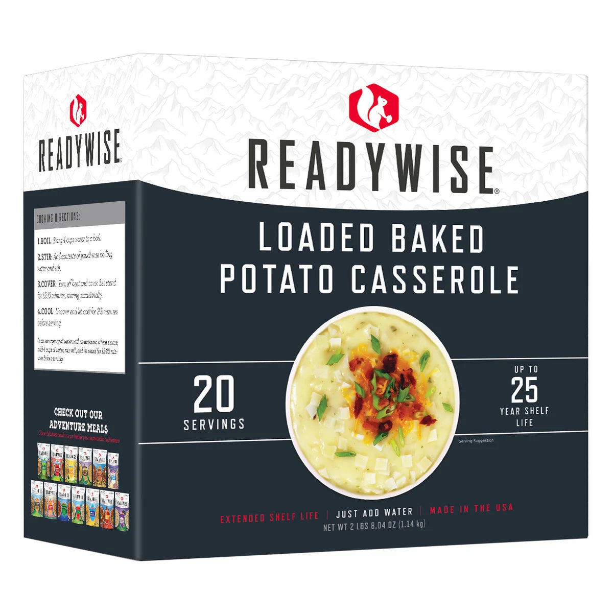 ReadyWise Gluten-Free Emergency Food Entree 2 Box Kit (40 Total Servings)