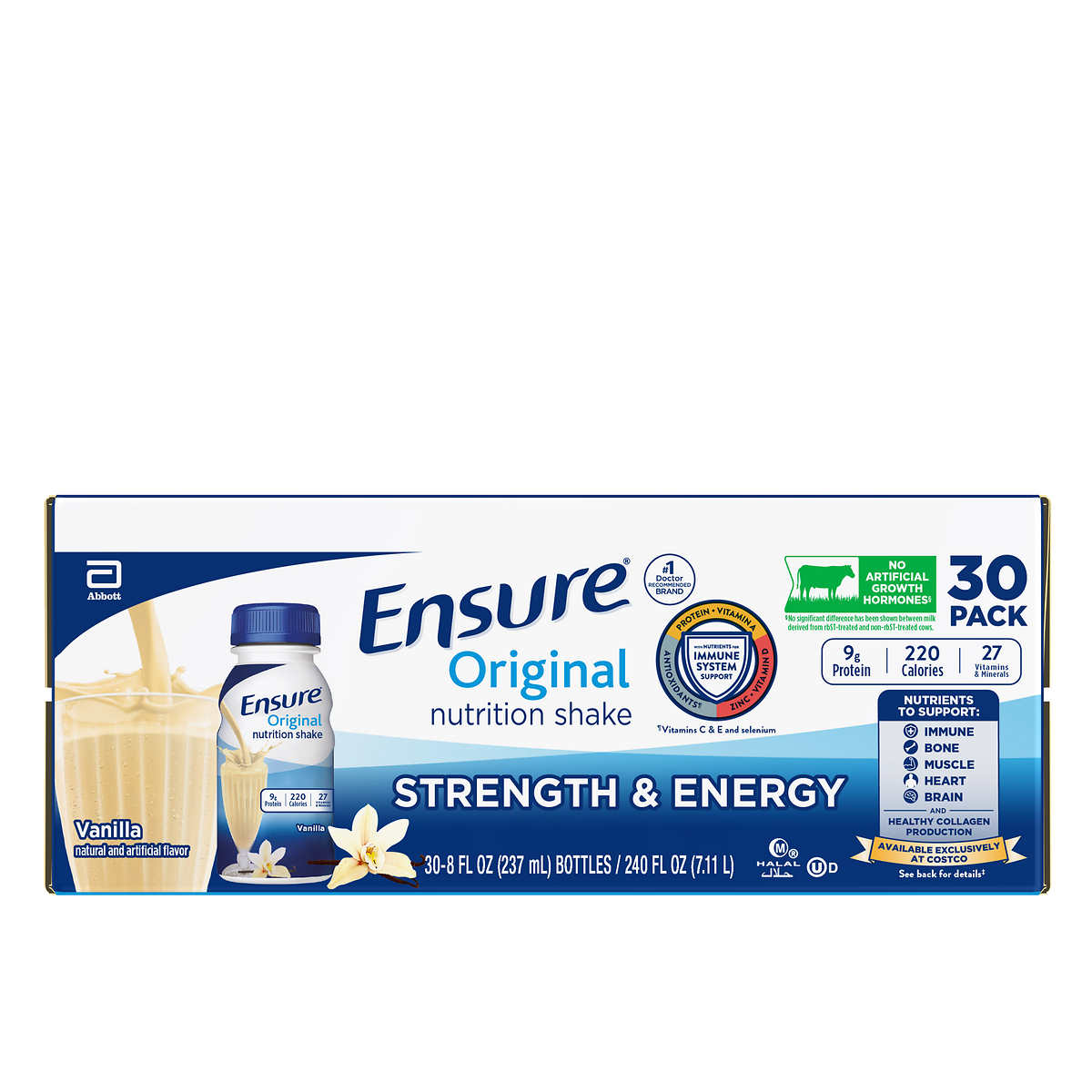 Ensure Original Nutrition Shake, 8 fl. oz, 30-pack, Vanilla