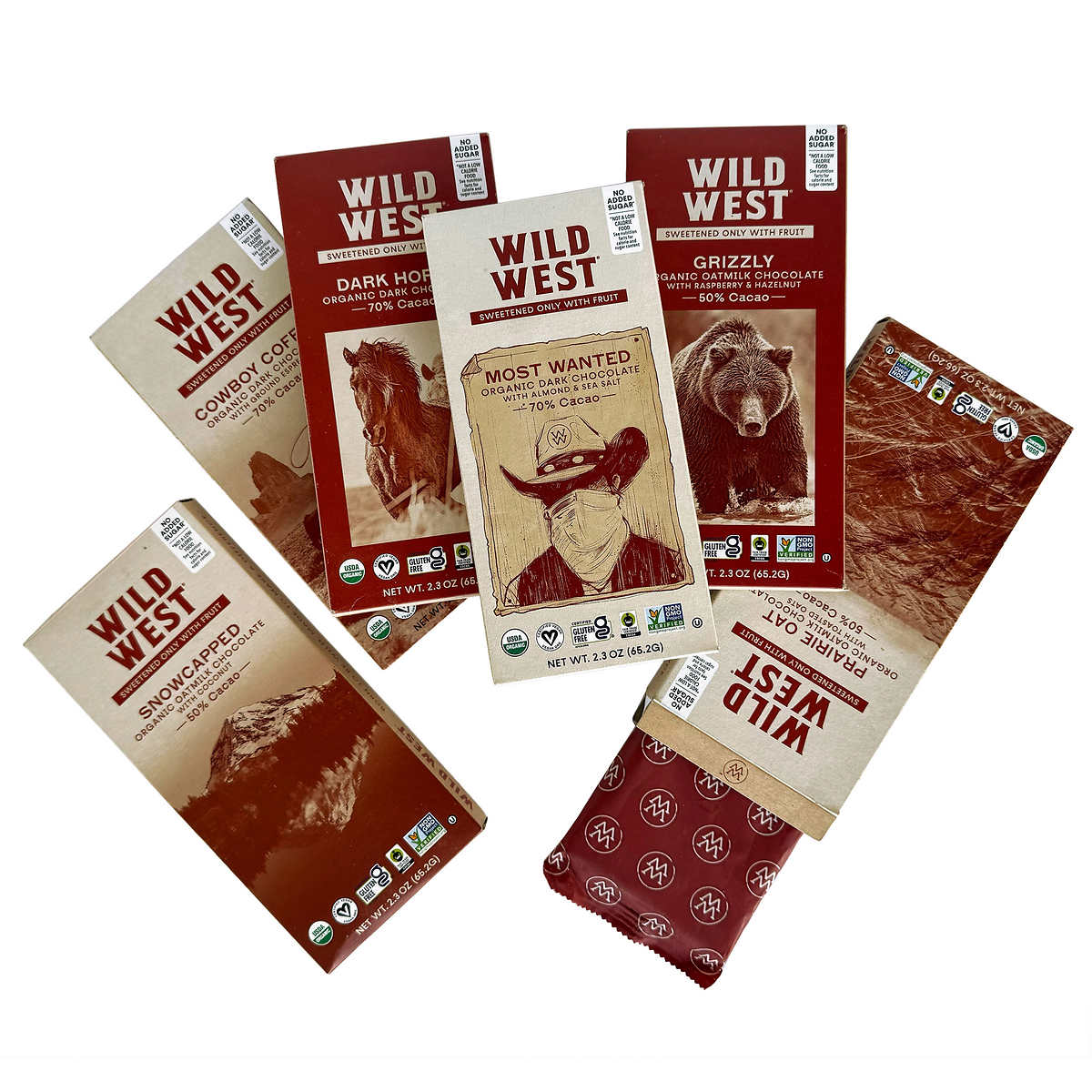 Wild West Assorted Chocolate Box, 24.26 oz. total