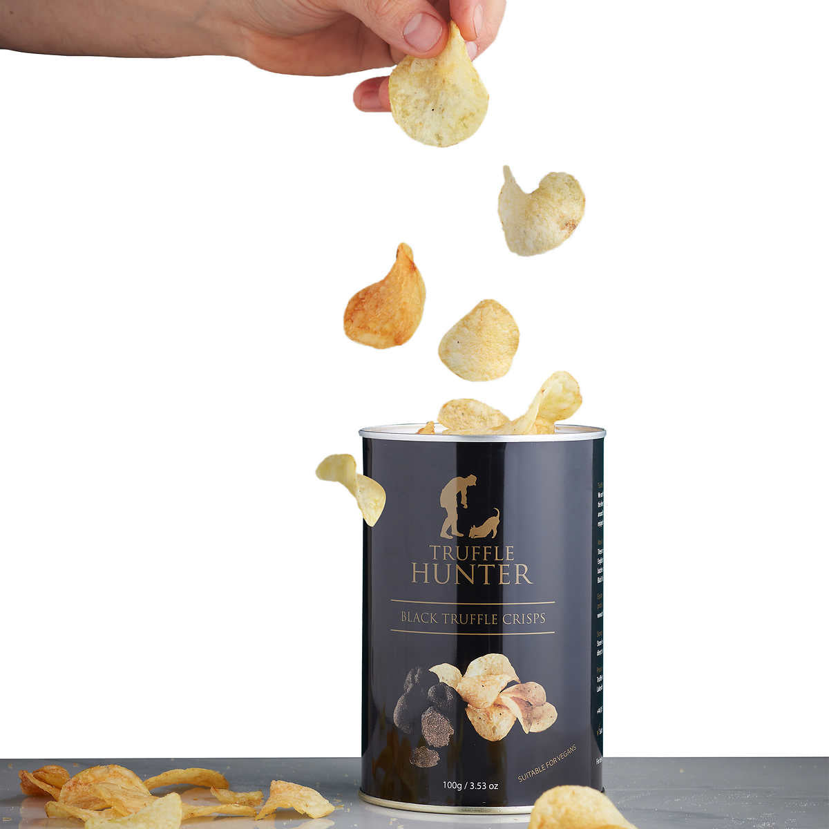 TruffleHunter Black Truffle Chips & White Truffle Lobster Chips 6-Pack