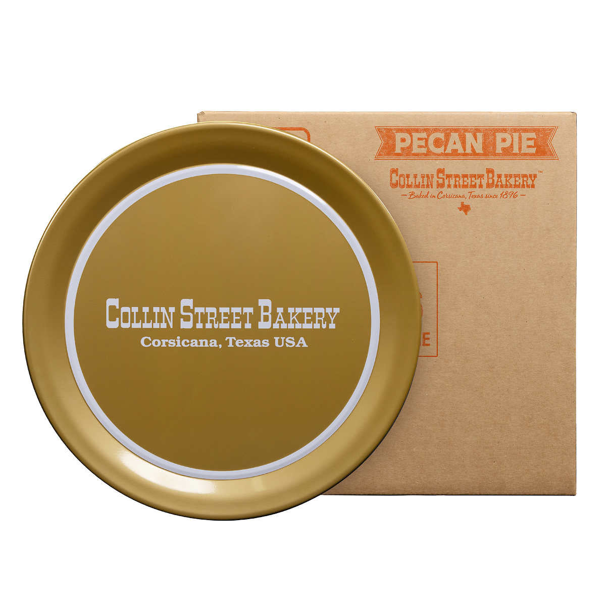 Collin Street Bakery 2 Pecan Pie Bundle, 3.25 lb Total, 16 Total Servings