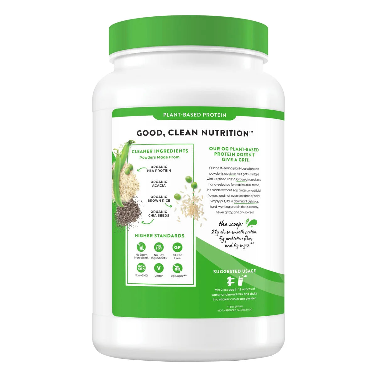 Orgain USDA Organic Plant Protein Powder, 2.74 lbs