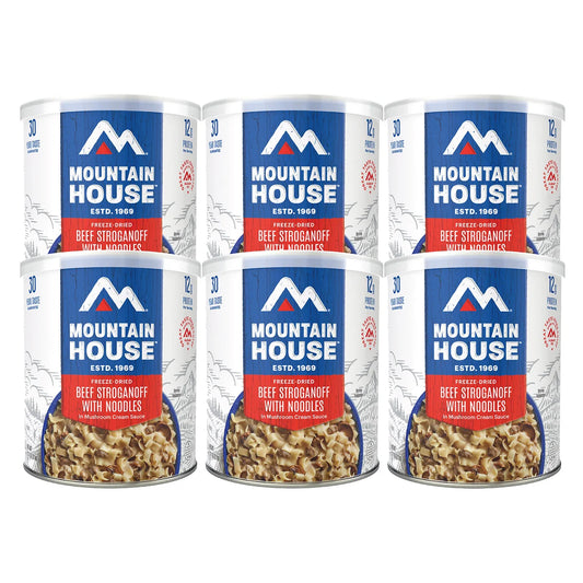 Mountain House Freeze Dried Beef Stroganoff, 6-count (60 Total Servings)