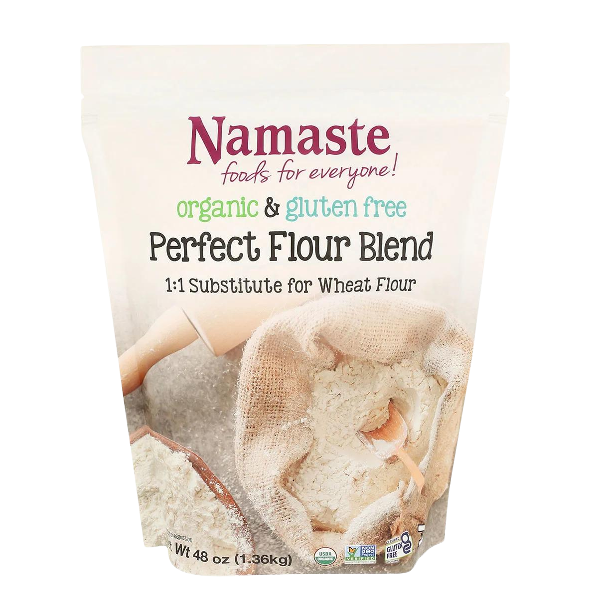 Namaste Gluten Free USDA Organic Perfect Flour Blend 6-count (48 oz. each)