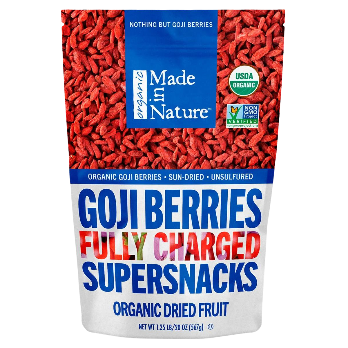 Made in Nature USDA Organic Goji Berries 20 oz 2-pack