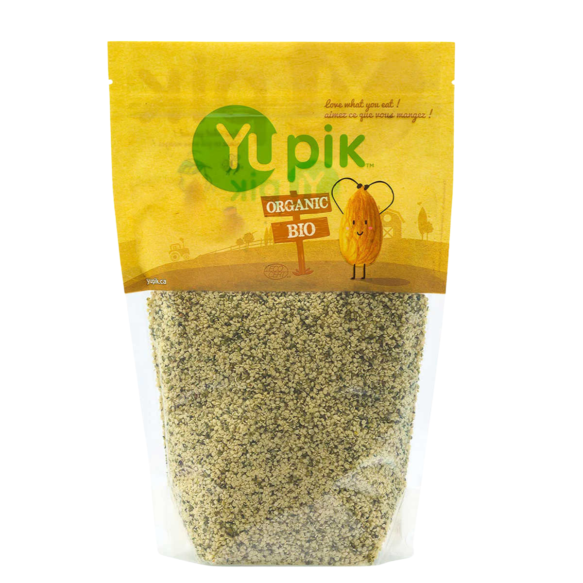 Yupik Organic Hulled Hemp Hearts 2.2 lb 3-pack