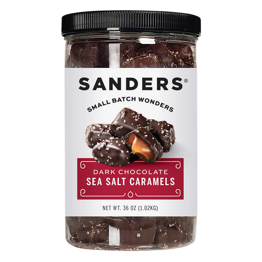 Sanders Dark Chocolate Sea Salt Caramels 36 oz., 2-pack